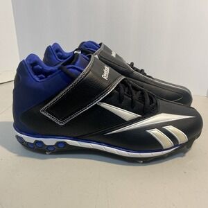New Reebok Cleats RB809-KTS  Size 16 Reebok Baseball Cleats 18-269447 Black